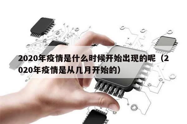 2020年疫情是什么时候开始出现的呢(2020年疫情是从几月开始的)